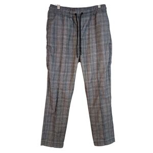 I Love Ugly Plaid Trousers Womens Size Small Grey Glen Check Streetwear Smart